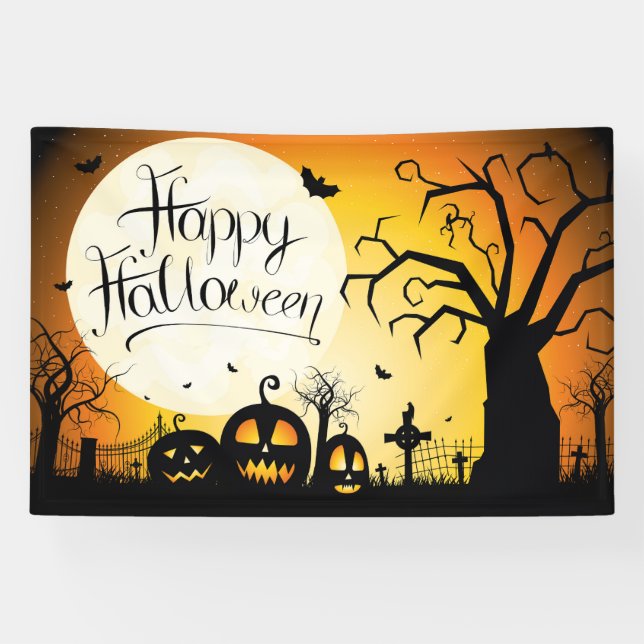 Banderoles Joyeux Halloween (Horizontal)
