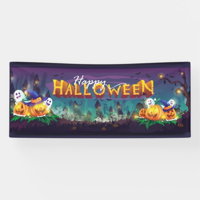 Banderoles Joyeux Halloween (Horizontal)