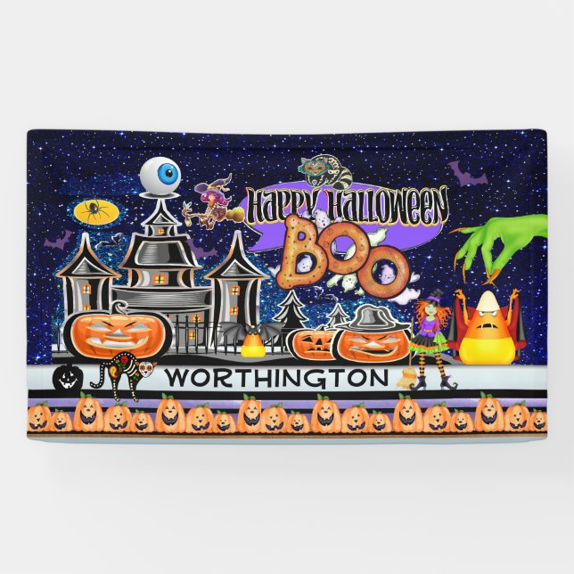 Banderoles Joyeux Halloween ! (Horizontal)