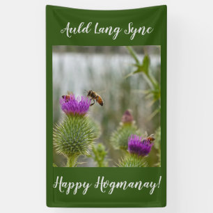 Banderoles Joyeux Hogmanay Auld Lang Syne Chardon