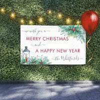 Joyeux Noël Bonne Année Houx Gui