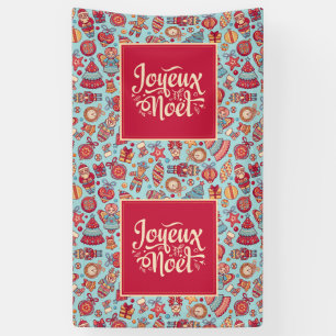 Banderoles Joyeux Noel Joyeux Noël art populaire français