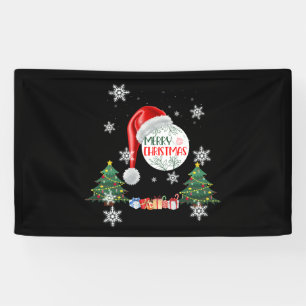 Banderoles Joyeux Noël Neige Collection 3x5 Vinyl Banner