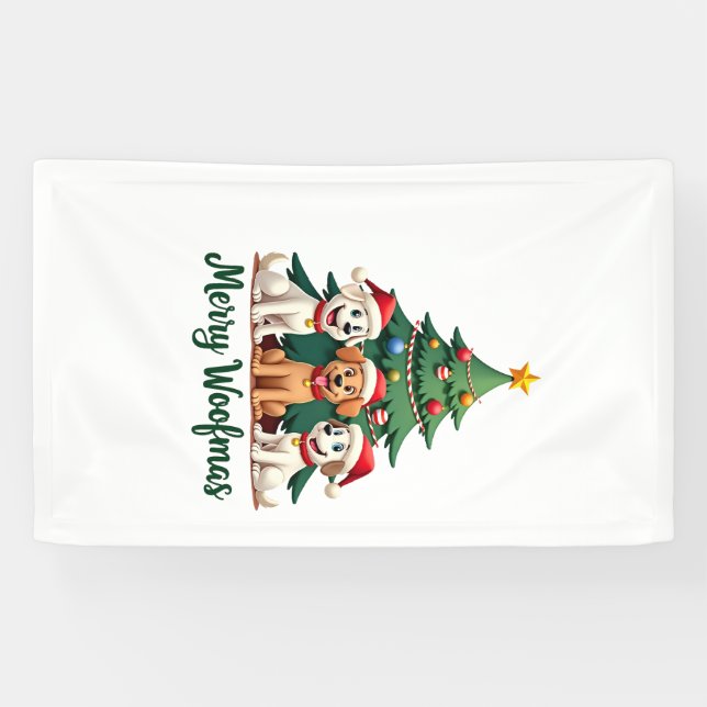 Banderoles Joyeux Woofmas (2) (Horizontal)