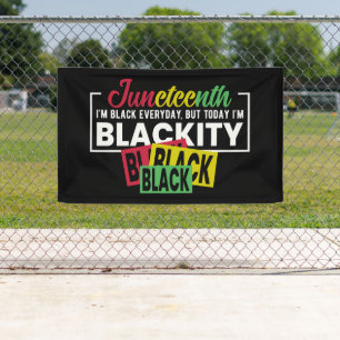 Banderoles Junetten Black tous les jours mais aujourd'hui je