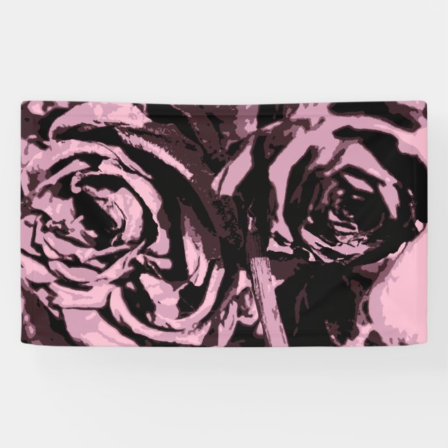 Banderoles Juste quelques Roses (Horizontal)