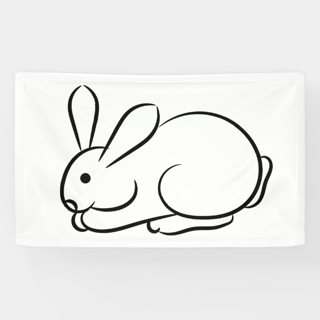 Banderoles Juste un lapin (Horizontal)