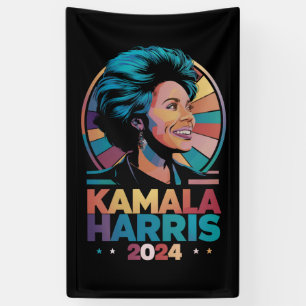 Banderoles Kamala Harris 2024 Vote Président Kamala Élection 