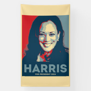 Banderoles Kamala Harris pour le président 2024 - Hope
