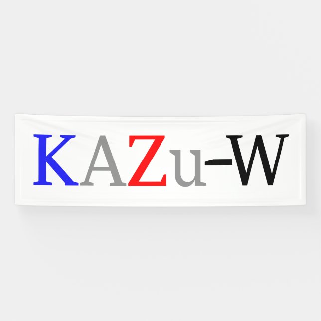 Banderoles KAZu-W (Horizontal)
