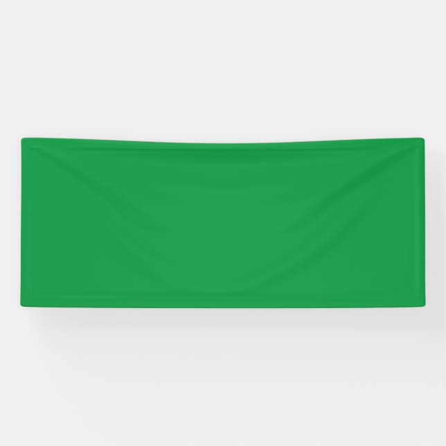 Banderoles Kelly Green #06983E, Algae Vinyl Banner (Horizontal)