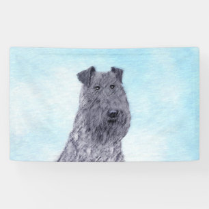 Banderoles Kerry Blue Terrier peinture mignonne Chien d'origi