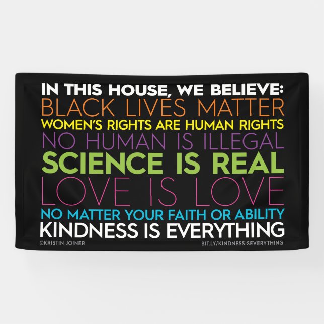 Banderoles #KindnessIsEverything (Horizontal)