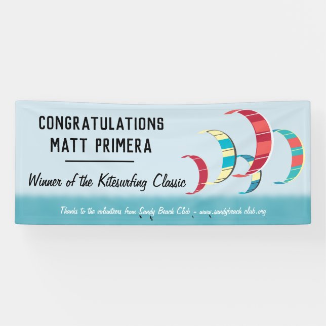 Banderoles Kite Surf (Horizontal)