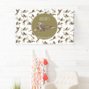 Banderoles Kookaburra Australian Bird Eucalyptus Anniversaire
