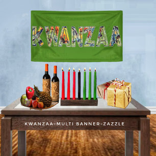 Banderoles Kwanzaa-Multi