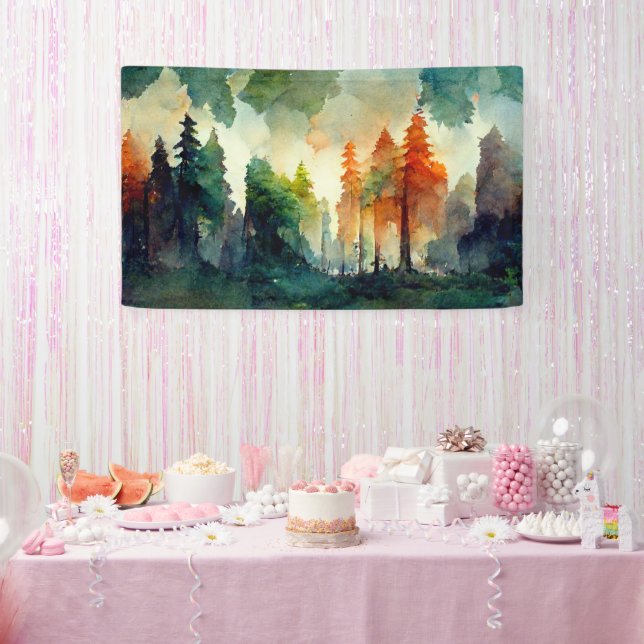 Banderoles La forêt (nature) (Fête)