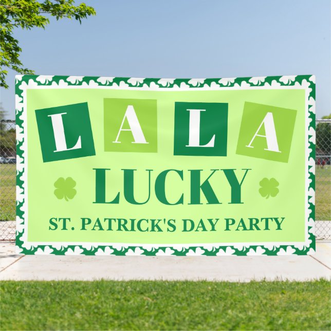 Banderoles La La Lucky Saint-Patrick (Dehors)