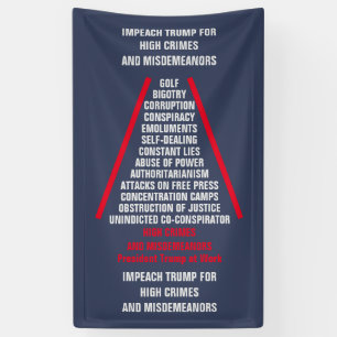 Banderoles La liste des crimes et délits les plus graves fait