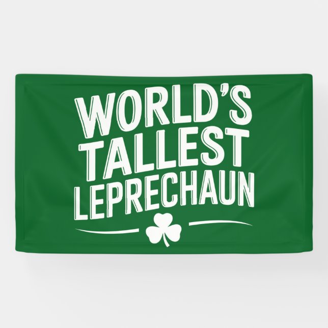 Banderoles La plus haute journée Leprechaun St. Patrick (Horizontal)
