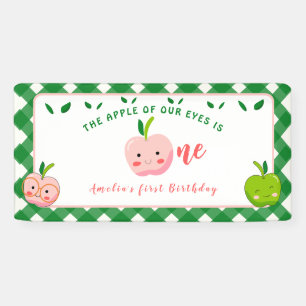 Banderoles La pomme de nos yeux premier anniversaire