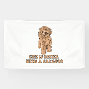 Banderoles La Vie Est Meilleure Avec Un Cavapou - Drôle Amate