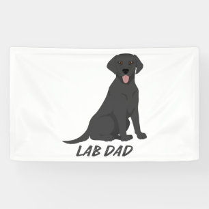 Banderoles Labrador Mom SVG - Chien Silhouette et Empreinte d