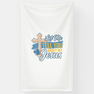 Banderoles Laissez-Moi Vous Parler De Mon Jésus Chemise Chrét