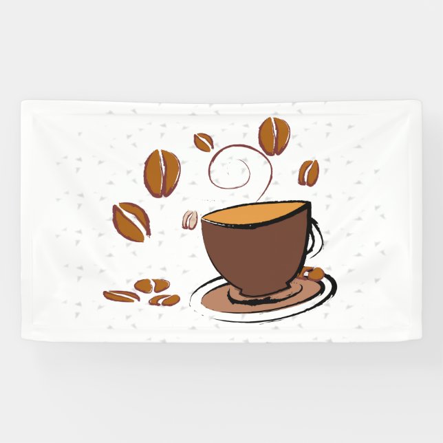 Banderoles L'amour du café (Horizontal)