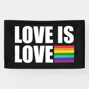Banderoles L'amour est l'amour