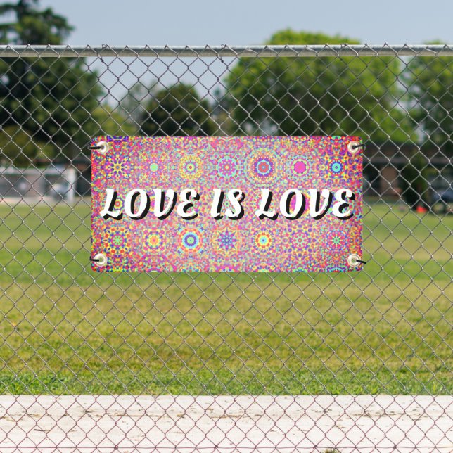 Banderoles L'amour est l'amour Fierté (Insitu)