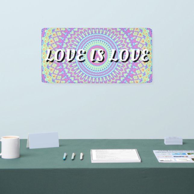 Banderoles L'Amour Est Une Fierté D'Amour (Salon professionnel)