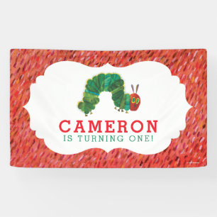 Banderoles L'Anniversaire De La Caterpillar Très Affamé