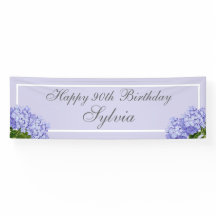 Lavender Hydrangea Joyeux 90e anniversaire