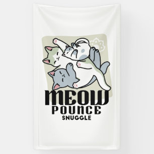 Banderoles Laze Furr Days - Cute Lazy Cats Design