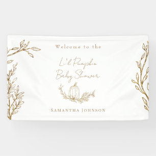 Banderoles Le Baby shower Citrouille de Fall Li
