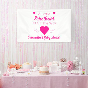 Banderoles Le Baby shower Little Sweetheart