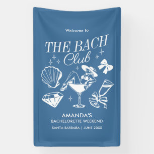 Banderoles Le Bach Club Beach Wedding Bachelorette Party