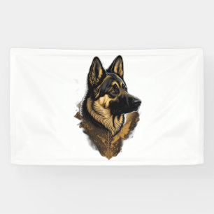 Banderoles Le berger allemand 004