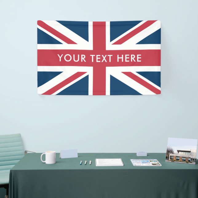 Banderoles Le drapeau britannique Union Jack (Salon professionnel)