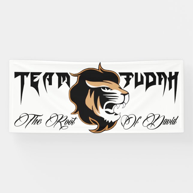 Banderoles Le lion de Judah (Horizontal)