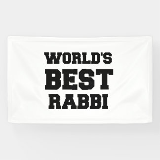 BANDEROLES LE MEILLEUR RABBI DU MONDE