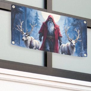 Banderoles Le Roi de l'Hiver Arrive.