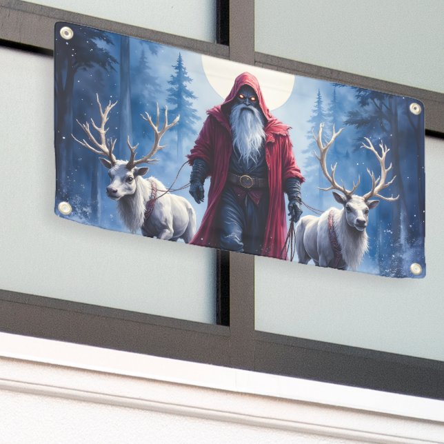 Banderoles Le Roi de l'Hiver Arrive. (Bâtiment extérieur)