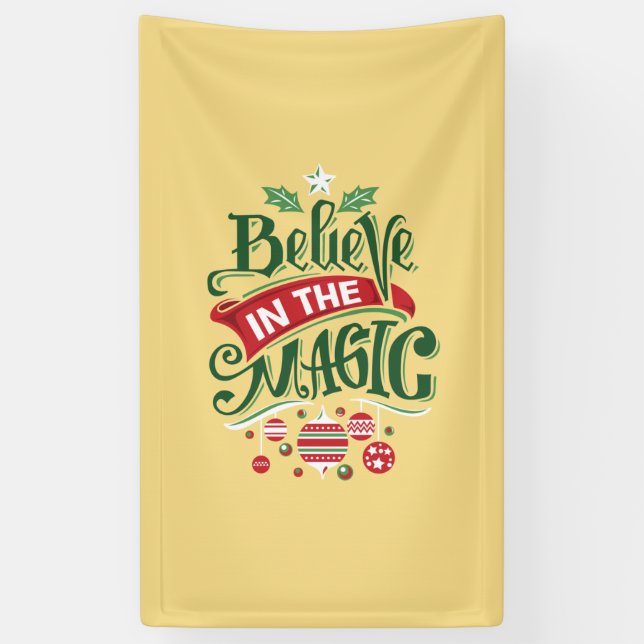 Banderoles Le Typographe du Magic Christmas (Vertical)