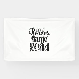 Banderoles Lecture d'art de Reades Game Lire