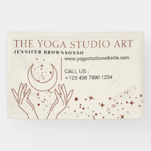 Banderoles L'énergie ivoirienne tient la Lune mystique Spirit