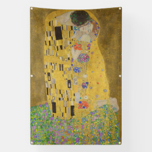 Banderoles Les amoureux embrasser Embrace par Gustav Klimt