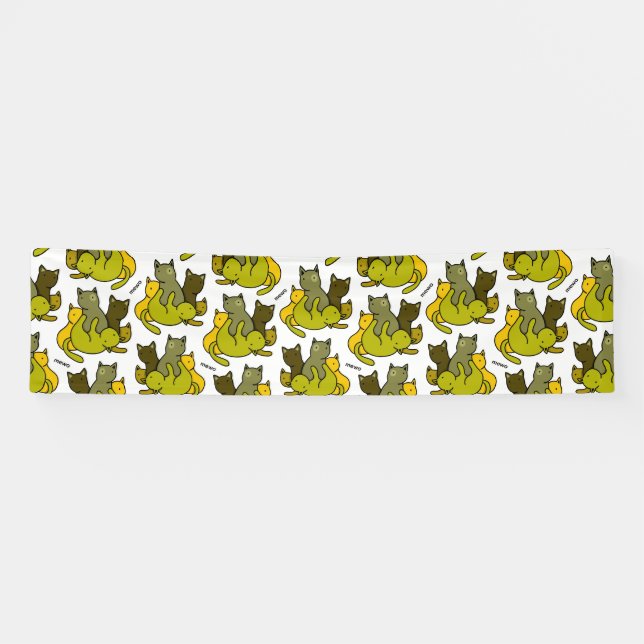Banderoles Les chatons d'olive (Horizontal)
