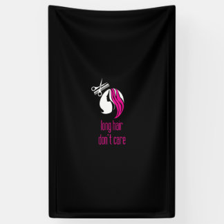 Banderoles les cheveux longs ne s'en soucient pas